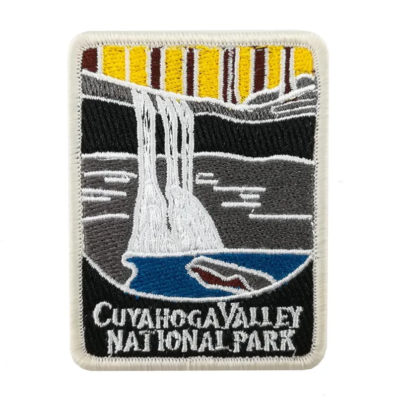 3 "нашивка CUYAHOGA VALLEY сувениры для путешествий Нагрудный значок с вышивкой в