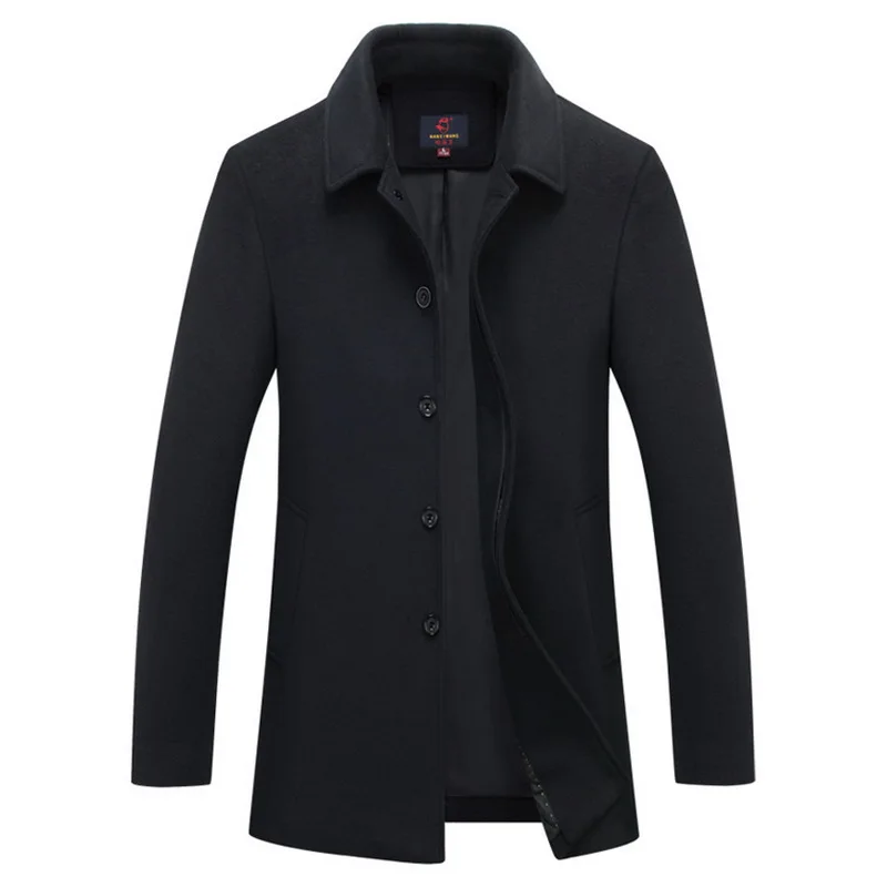 New Winter mens warm Windbreaker trench Jacket coat woolen long peacoat men slim fit casual thick overcoat Single breasted black
New Winter mens warm Windbreaker trench Jacket coat woolen long peacoat men slim fit casual thick overcoat Single breasted black