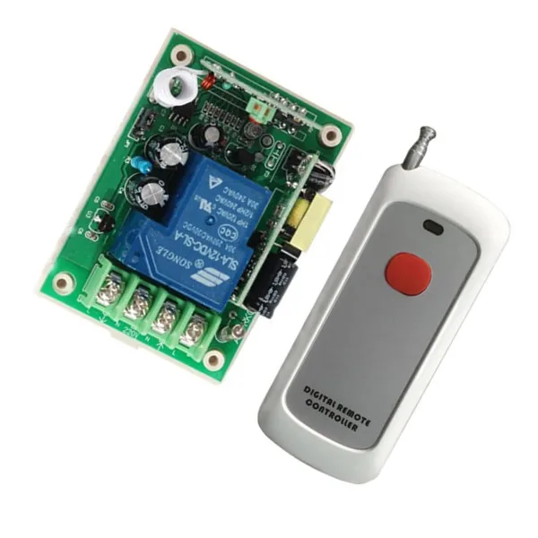New Arrival AC 85V 110V 220V 30A Relay 1CH Wireless RF Remote Control Switch Transmitter+ Receiver
New Arrival AC 85V 110V 220V 30A Relay 1CH Wireless RF Remote Control Switch Transmitter+ Receiver