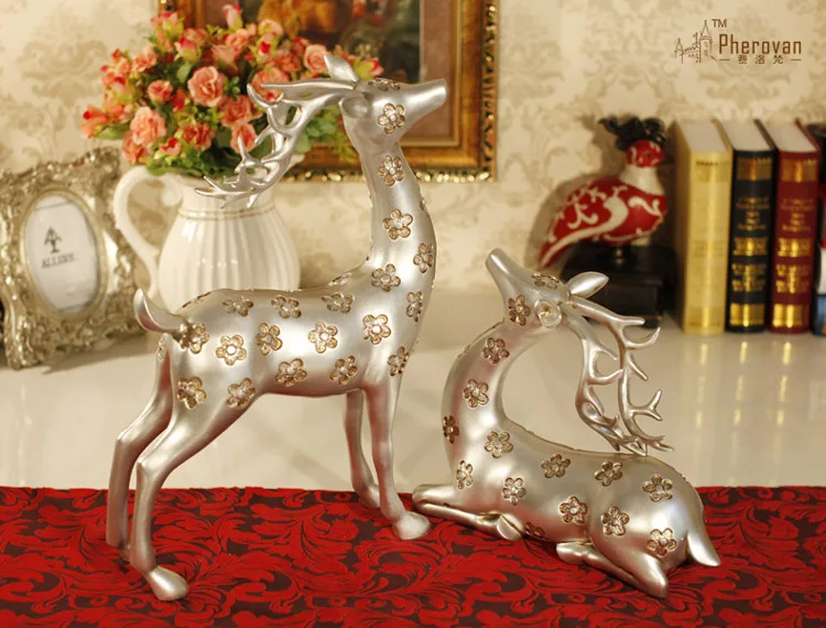 European couple lucky deer living room TV cabinet decor decoration Home Furnishing Jewelry Wedding gifts crafts
European couple lucky deer living room TV cabinet decor decoration Home Furnishing Jewelry Wedding gifts crafts