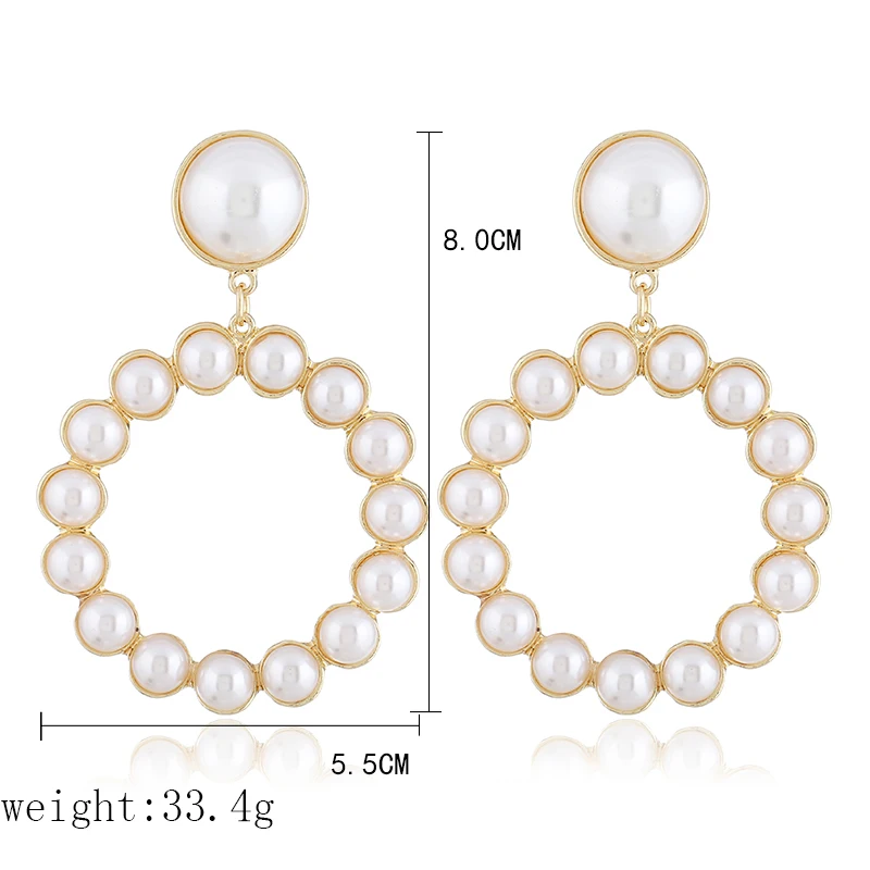 WNGMNGL 2018 New Classic Statement Simulated pearl Gold Sliver Color Hollow Round Drop Dangle Earring for Women Fashion jewelry
WNGMNGL 2018 New Classic Statement Simulated pearl Gold Sliver Color Hollow Round Drop Dangle Earring for Women Fashion jewelry