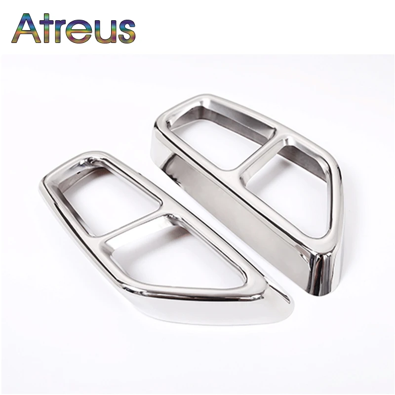 Atreus 1Pair Car Exhaust pipe Tail Throat Modified Stainless Steel Stickers For BMW 5 Series G30 2017 2018 5-Series Accessories
Atreus 1Pair Car Exhaust pipe Tail Throat Modified Stainless Steel Stickers For BMW 5 Series G30 2017 2018 5-Series Accessories