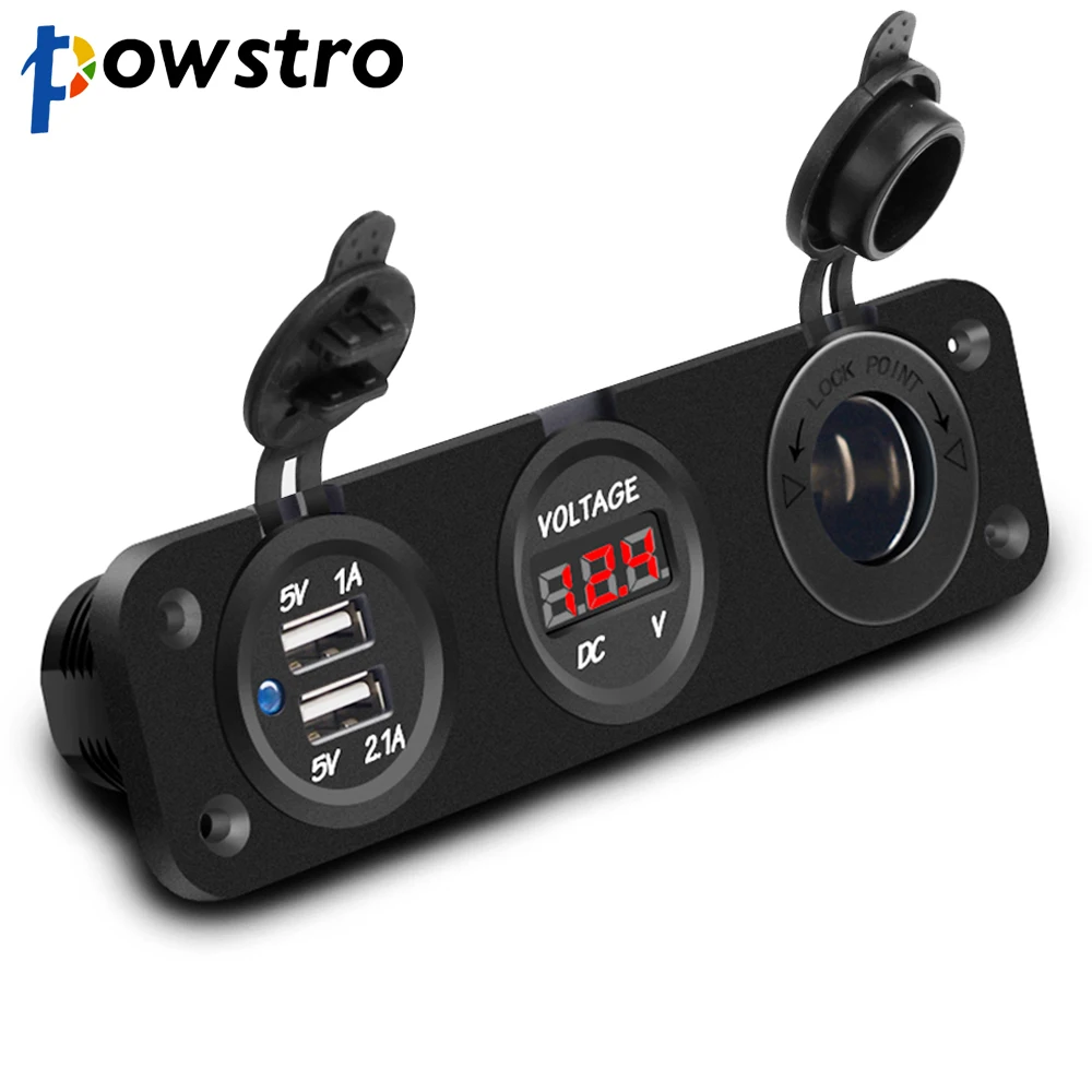 Dual USB Car Charger Waterproof USB Charger with Car Lighter Slot Outlet Accessories Charger Power Adapter for iphone x xiaomi
Dual USB Car Charger Waterproof USB Charger with Car Lighter Slot Outlet Accessories Charger Power Adapter for iphone x xiaomi