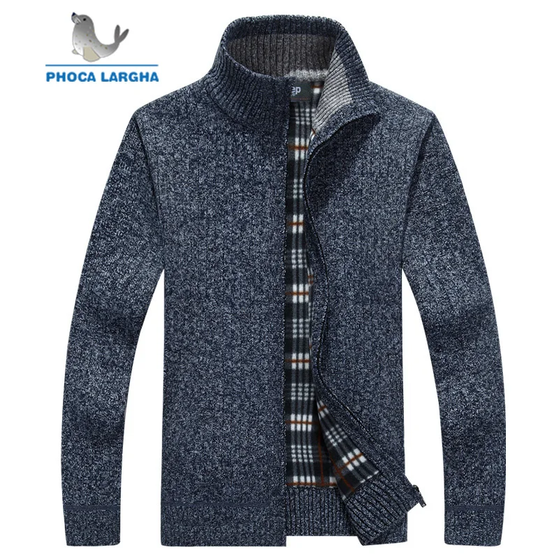 Men's Sweaters coat Spring autumn Warm Cashmere Wool Zipper Pullover Fleece Cardigan Sweaters Man Casual Knitwear Plus Size
Men's Sweaters coat Spring autumn Warm Cashmere Wool Zipper Pullover Fleece Cardigan Sweaters Man Casual Knitwear Plus Size