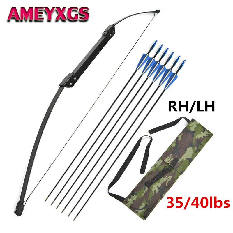 56" 35/40lbs Archery Recurve Bow Straight Adult Takedown Portable Bow + 6pcs Glassfiber Arrows For Shooting Hunting Accessories
56" 35/40lbs Archery Recurve Bow Straight Adult Takedown Portable Bow + 6pcs Glassfiber Arrows For Shooting Hunting Accessories