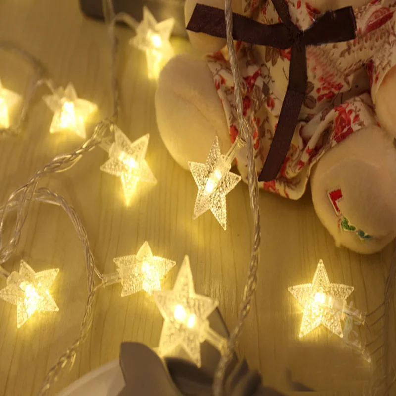 Novelty 100 LED Colorful Connectable Festoon Party Star string lamps led Christmas Lights fairy wedding garden pendant garland
Novelty 100 LED Colorful Connectable Festoon Party Star string lamps led Christmas Lights fairy wedding garden pendant garland