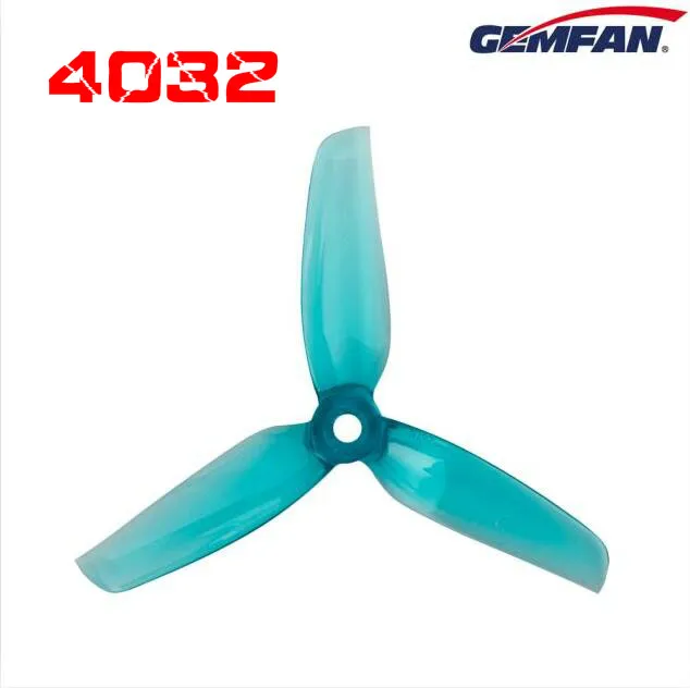 Gemfan 4032 4 дюйма tri blade/3 лезвия CW CCW Лопасти пропеллера совместимый 1406 2205 бесщеточный