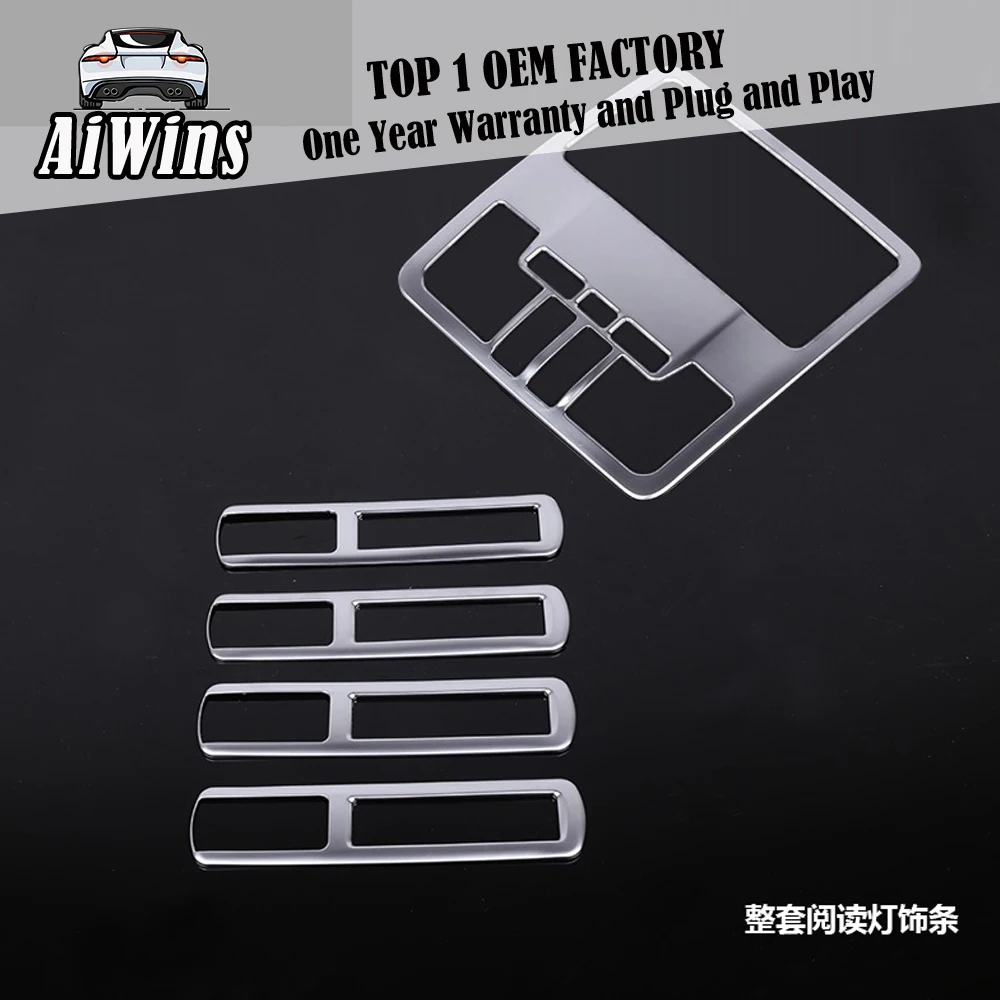 Car style For Toyota Highlander 15-18 ABS Chrome Front /rear reading lamp Cover Trim Decorative Reading light covers Frame Decor
Car style For Toyota Highlander 15-18 ABS Chrome Front /rear reading lamp Cover Trim Decorative Reading light covers Frame Decor