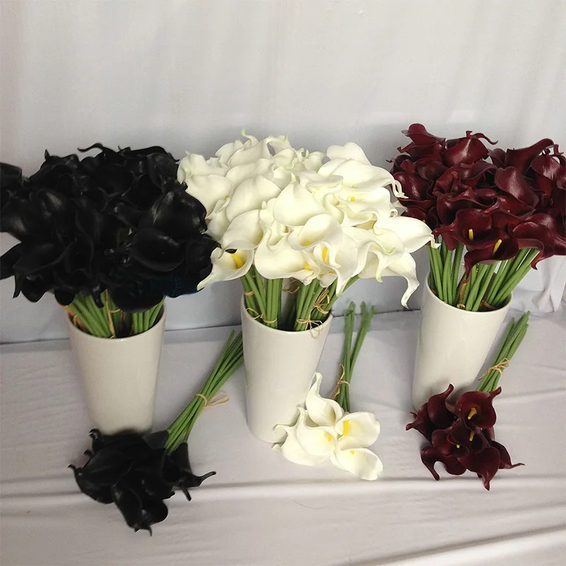 1PC PU Calla Artificial Flower Valentine's Day Girl Gift Wedding Party Black Engagement Home Table Decoration Wedding Supplies
1PC PU Calla Artificial Flower Valentine's Day Girl Gift Wedding Party Black Engagement Home Table Decoration Wedding Supplies