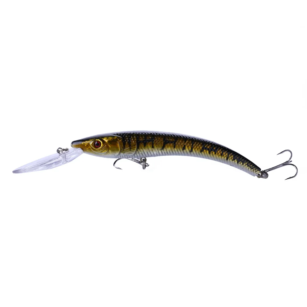 Hengjia 10pcs/lot fishing hard minnow plastic lure 15.5CM 16.3G lures with sharp hook tackles Wobblers | Спорт и развлечения