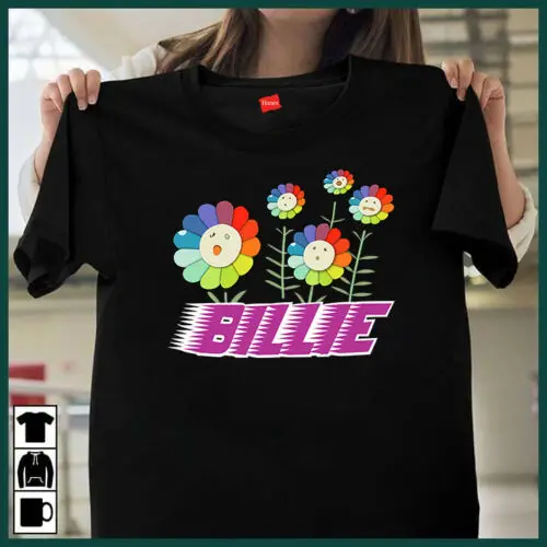 BILLIE EILISH x Takashi Murakami футболка оптовая продажа на заказ с принтом окружающей среды