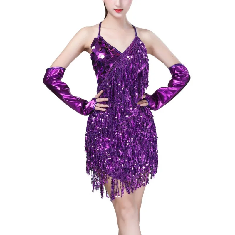 Latin Dance Dress Women Ballroom Tango Cha Cha Rumba Samba Salsa Dance Dresses Ladies Girls Sequin Fringe Dress For Dancing
Latin Dance Dress Women Ballroom Tango Cha Cha Rumba Samba Salsa Dance Dresses Ladies Girls Sequin Fringe Dress For Dancing