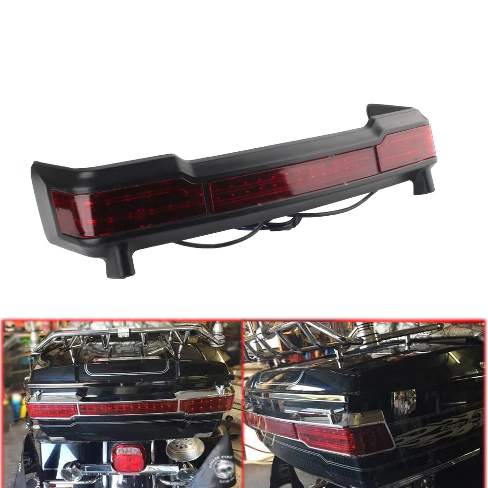 Черный светодиодный задний фсветильник для 09-13 Harley Touring Classic Ultra King Tour Pack
Черный светодиодный задний фсветильник для 09-13 Harley Touring Classic Ultra King Tour Pack