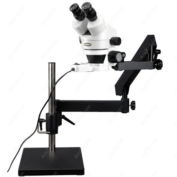Articulating Stand Microscope--AmScope Supplies 3.5X-45X Articulating Stand Zoom Microscope with Base Plate + Ring Light
Articulating Stand Microscope--AmScope Supplies 3.5X-45X Articulating Stand Zoom Microscope with Base Plate + Ring Light