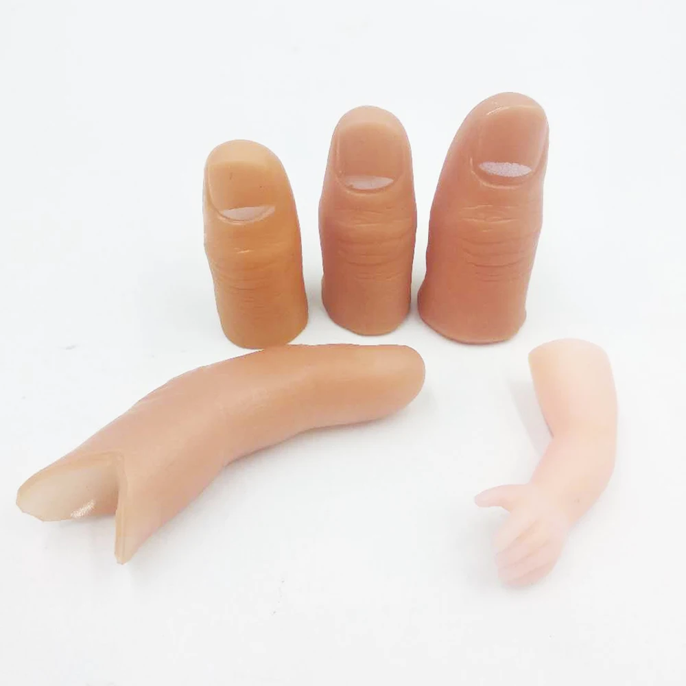 Rubber Fingers Thumb Tips Small Finger Magic Tricks Props Toys Appear Silk From Hand
Rubber Fingers Thumb Tips Small Finger Magic Tricks Props Toys Appear Silk From Hand