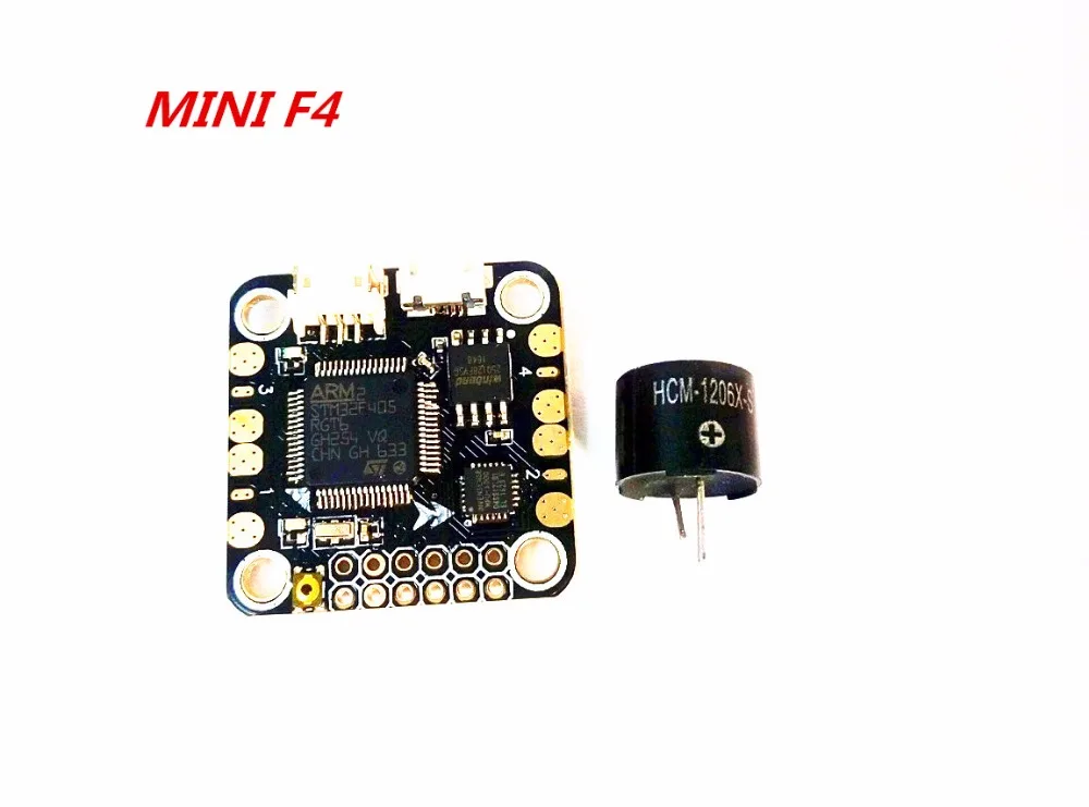 TendFlying Mini F4 Flight Controller Buil-in PDB 5V/1A BEC Buzze with Micro Buzzer Support Betaflight 3.1 DSHOT for Racer Drone
TendFlying Mini F4 Flight Controller Buil-in PDB 5V/1A BEC Buzze with Micro Buzzer Support Betaflight 3.1 DSHOT for Racer Drone