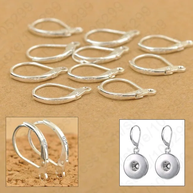 100PCS 925 Sterling Silver DIY Beadings Findings Earring Hooks Leverback Earwire Fittings Components
100PCS 925 Sterling Silver DIY Beadings Findings Earring Hooks Leverback Earwire Fittings Components