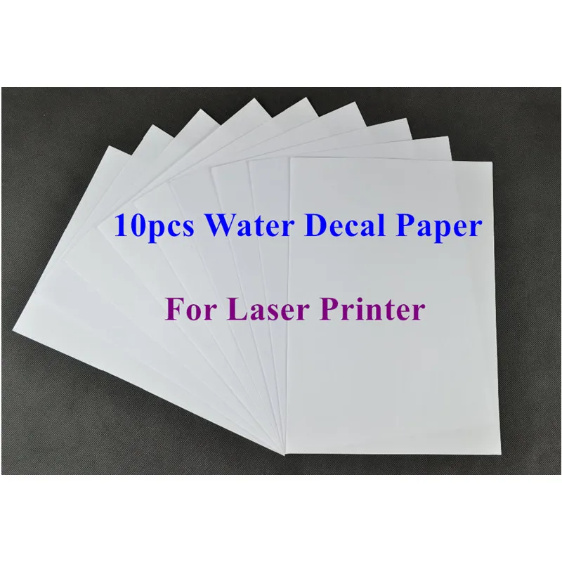 (10pcs/lot) A4 Clear/Transparent Paper Water Slide Decal Paper Laser Water Transfer Paper For Glass Waterslide Decal Paper Spray
(10pcs/lot) A4 Clear/Transparent Paper Water Slide Decal Paper Laser Water Transfer Paper For Glass Waterslide Decal Paper Spray