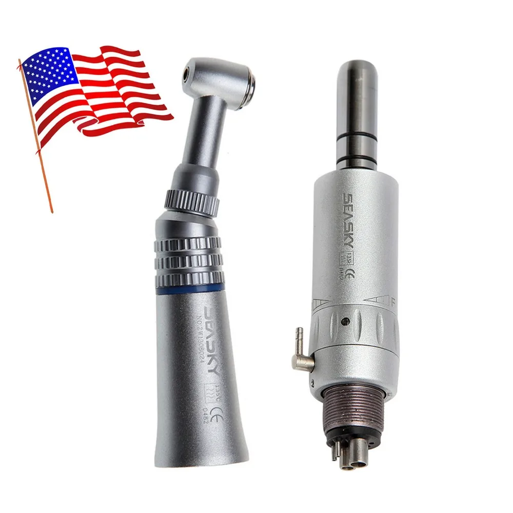3x Dental Push Button Contra Angle & Air Motor 4H fit NSK Low Speed Handpiece
3x Dental Push Button Contra Angle & Air Motor 4H fit NSK Low Speed Handpiece