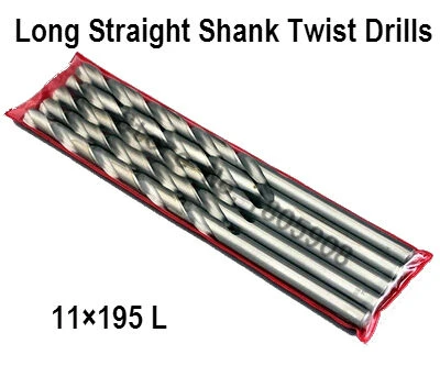 Free Shipping New Brand New 5Pcs 11.0mm Extra Long 195mm HSS Twist Drill Straigth Shank Auger Drilling Bit ,Drill bits for metal
Free Shipping New Brand New 5Pcs 11.0mm Extra Long 195mm HSS Twist Drill Straigth Shank Auger Drilling Bit ,Drill bits for metal