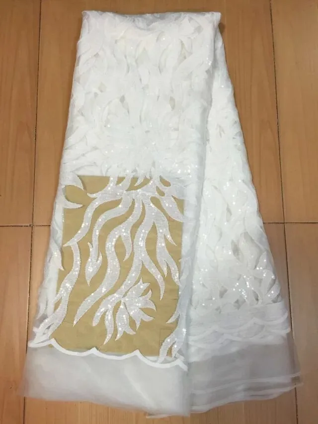 New French Nigerian sequins net lace,African tulle mesh Sequence lace fabric high quality for wedding dress 5yards/lot
New French Nigerian sequins net lace,African tulle mesh Sequence lace fabric high quality for wedding dress 5yards/lot