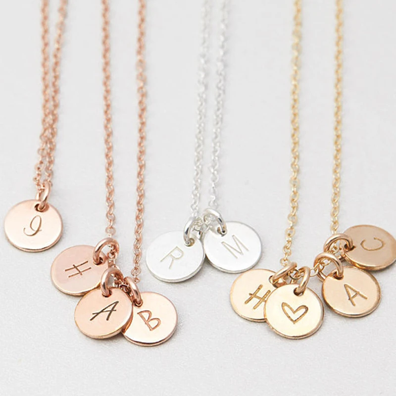 925 Silver Letters Coins Necklace Handmade Rose Gold Choker 7mm Pendant Collier Femme Kolye Collares Jewelry Riverdale
925 Silver Letters Coins Necklace Handmade Rose Gold Choker 7mm Pendant Collier Femme Kolye Collares Jewelry Riverdale