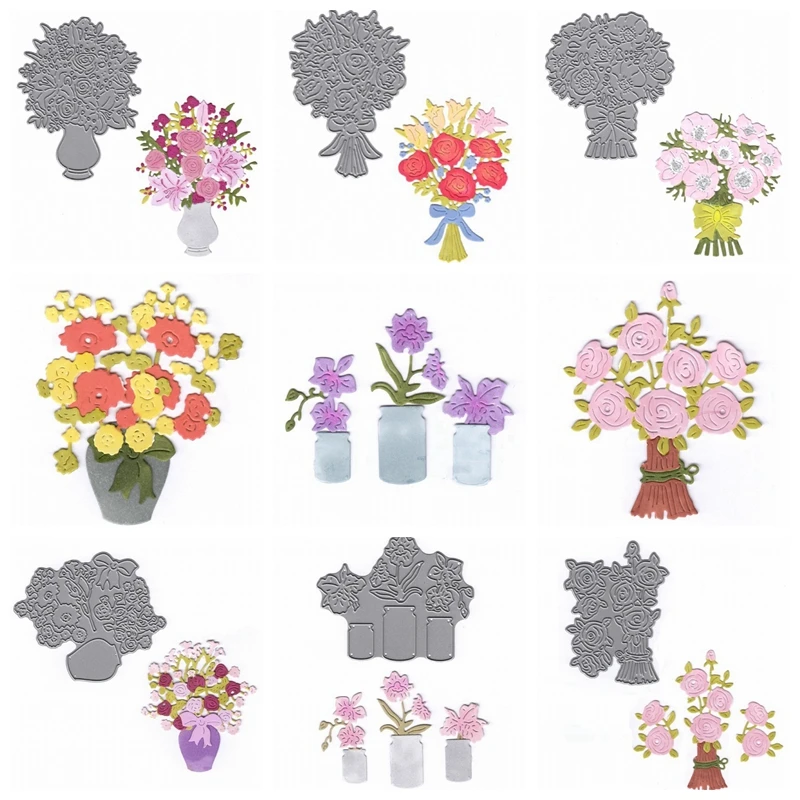 Flower Bouquet Sets Metal Cutting Dies Stencils For DIY Scrapbooking Decorative Embossing Craft Die Cutting Template New 2019
Flower Bouquet Sets Metal Cutting Dies Stencils For DIY Scrapbooking Decorative Embossing Craft Die Cutting Template New 2019