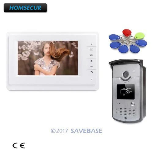 HOMSECUR 7 "проводной видео безопасности дверной звонок Домофон Электрический замок поддерживается для домашней безопасности
HOMSECUR 7 "проводной видео безопасности дверной звонок Домофон Электрический замок поддерживается для домашней безопасности