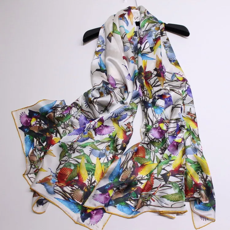 Beautiful Bird Digital Jet Painted Neck Scarf Natural Silk Lady Scarves Headband Turban Wholesale Drop Shipping KZSCJ1
Beautiful Bird Digital Jet Painted Neck Scarf Natural Silk Lady Scarves Headband Turban Wholesale Drop Shipping KZSCJ1