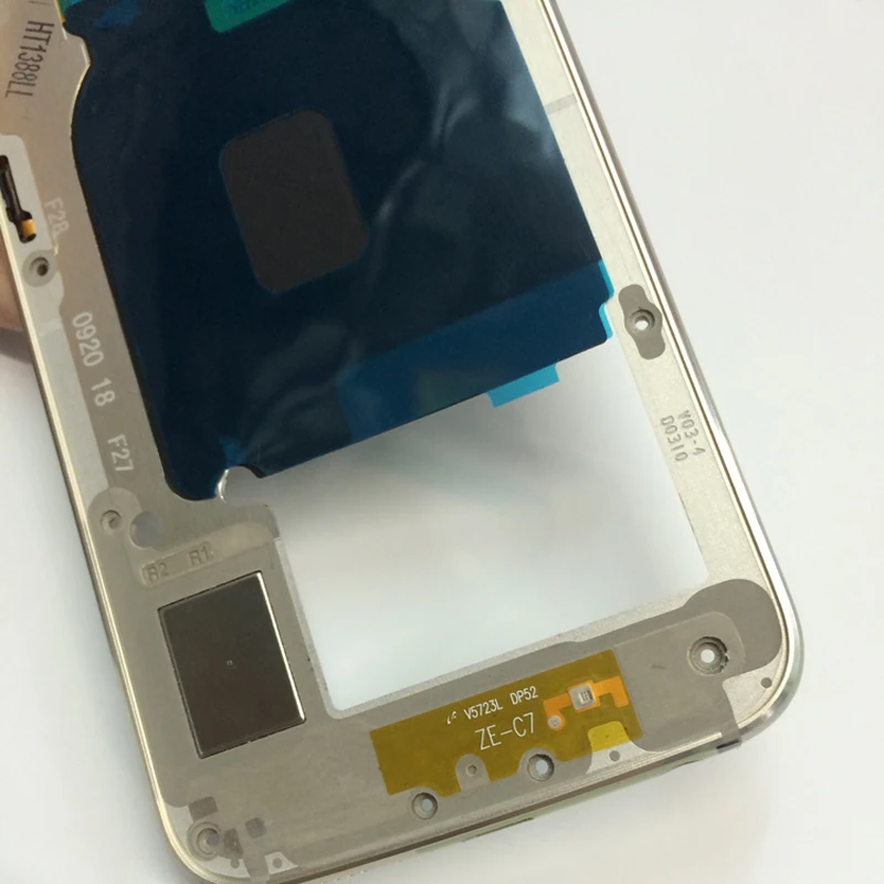Средняя пластина рамка для Samsung Galaxy S6 G920F edge G925F полный корпус передняя Задняя