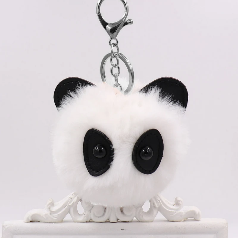 Cute Girls Fluffy Rabbit Fur Pompon Panda Key Chain For Women Fur Ball Pompon Bag Jewelry Party Gift
Cute Girls Fluffy Rabbit Fur Pompon Panda Key Chain For Women Fur Ball Pompon Bag Jewelry Party Gift