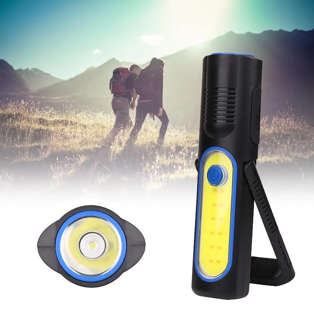 Black color Rechargeable LED Work Light Lamp Rotatable 4 modes Flashlight good quality | Лампы и освещение