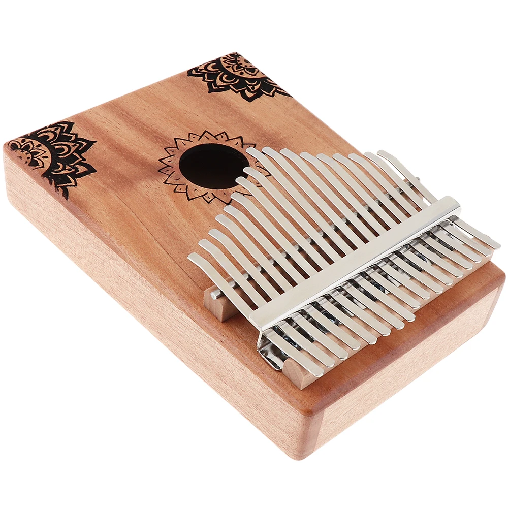 17 Key Kalimba Solid Mahogany Finger Thumb Piano Mbira Natural Mini Keyboard Instrument with Flowers Pattern Perfect Sound Hole
17 Key Kalimba Solid Mahogany Finger Thumb Piano Mbira Natural Mini Keyboard Instrument with Flowers Pattern Perfect Sound Hole