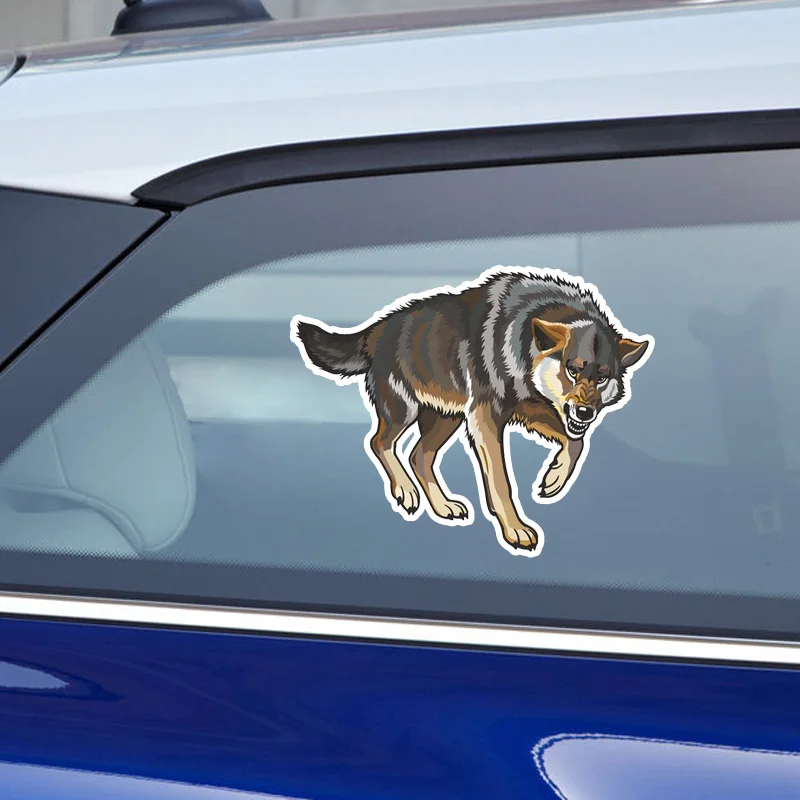 YJZT 14.9*11.8CM Fashion Lovely Angry Wolf Cartoon Colored PVC High Quality Car Sticker Decoration Graphic C1-5459
YJZT 14.9*11.8CM Fashion Lovely Angry Wolf Cartoon Colored PVC High Quality Car Sticker Decoration Graphic C1-5459