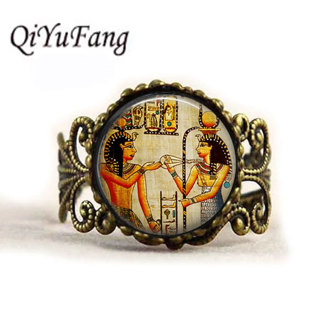 QiYuFang Egyptian Cabochon Men Choker ring Women Jewelry Vintage Bronze Chain Statement Rings Antique Women
QiYuFang Egyptian Cabochon Men Choker ring Women Jewelry Vintage Bronze Chain Statement Rings Antique Women