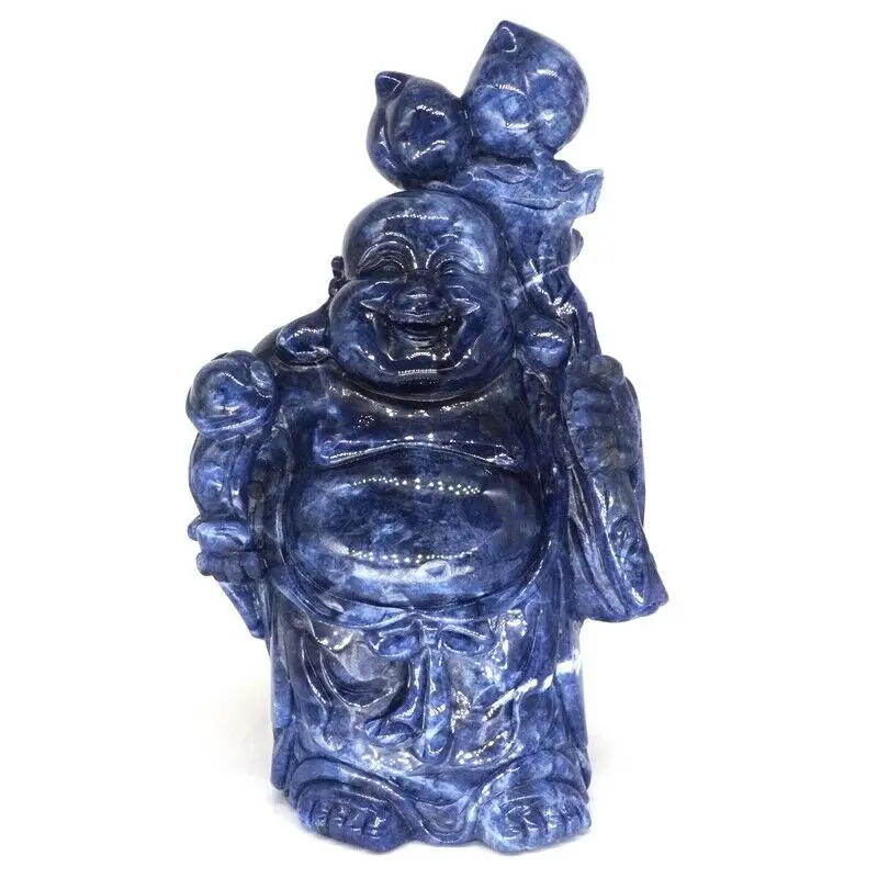 9" Maitreya Buddha Statue Natural Blue Sodalite Carved Chakra Reiki Lucky Ornament Art Collectible
9" Maitreya Buddha Statue Natural Blue Sodalite Carved Chakra Reiki Lucky Ornament Art Collectible