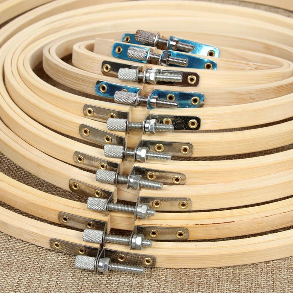 DIY Sewing Tool Round Wooden Embroidery Hoops Frame Set Bamboo Rings Cross Stich Home Decoration Craft hoop Accessories tools
DIY Sewing Tool Round Wooden Embroidery Hoops Frame Set Bamboo Rings Cross Stich Home Decoration Craft hoop Accessories tools