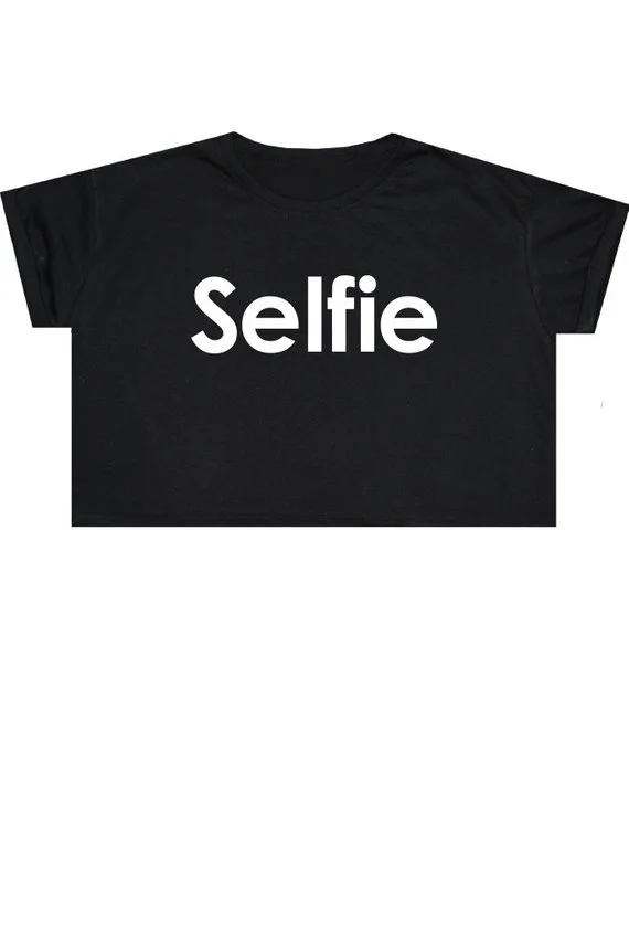 Sugarbaby Selfie укороченный Топ Футболка для женщин и девочек забавная Tumblr в стиле