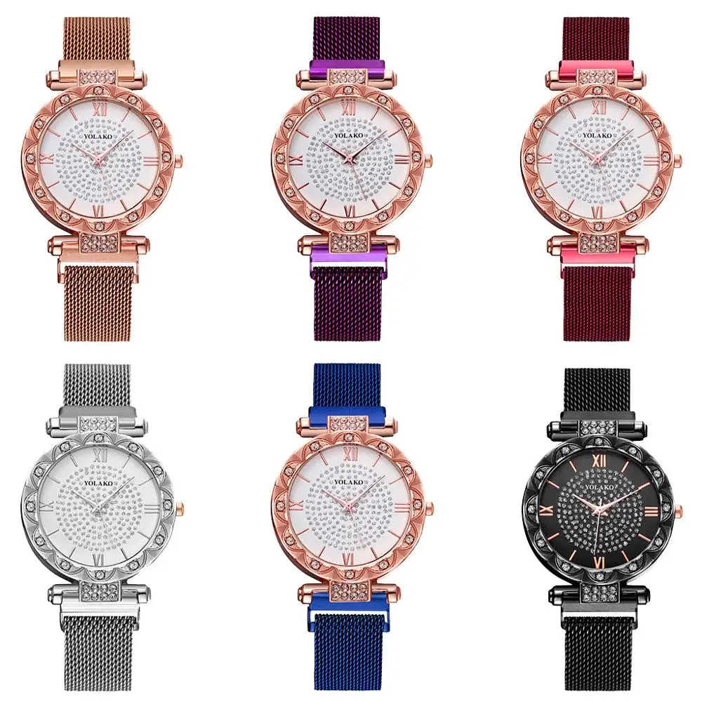 2020 Ladies Wrist Watches Luxury Crystal Silver Watch Women Magnetic Fashion Casual Quartz Clock relogio feminino montres femme
2020 Ladies Wrist Watches Luxury Crystal Silver Watch Women Magnetic Fashion Casual Quartz Clock relogio feminino montres femme