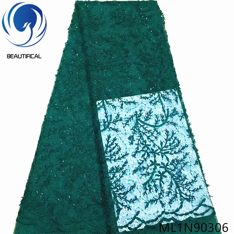 BEAUTIFICAL 5 Yards Embroidery French Lace African Lace Fabric Tulle Fabric for Dress Clothes Net Lace ML1N903
BEAUTIFICAL 5 Yards Embroidery French Lace African Lace Fabric Tulle Fabric for Dress Clothes Net Lace ML1N903