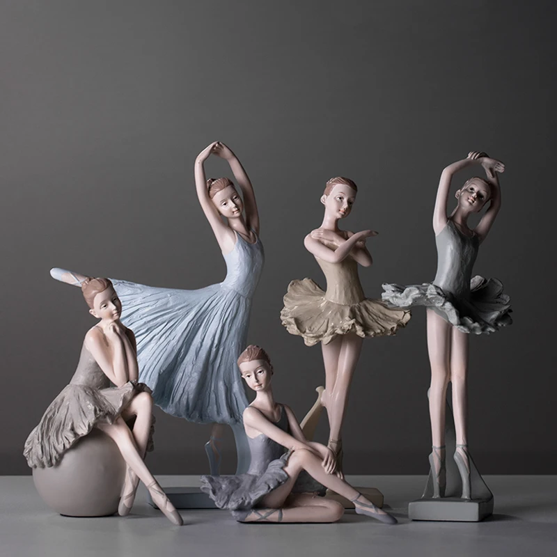 Europe Resin Beauty Ballet Figurines Home Furnishing Crafts Decoration Western Dancing Lady Girls handicraft birthday Gift
Europe Resin Beauty Ballet Figurines Home Furnishing Crafts Decoration Western Dancing Lady Girls handicraft birthday Gift