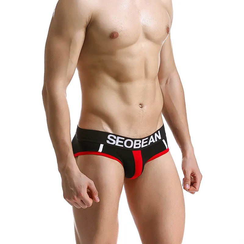 High quality brand SEOBEAN men's gay briefs cotton breathable underwear fashion sexy comfortable briefs male underpants 4 colors
High quality brand SEOBEAN men's gay briefs cotton breathable underwear fashion sexy comfortable briefs male underpants 4 colors