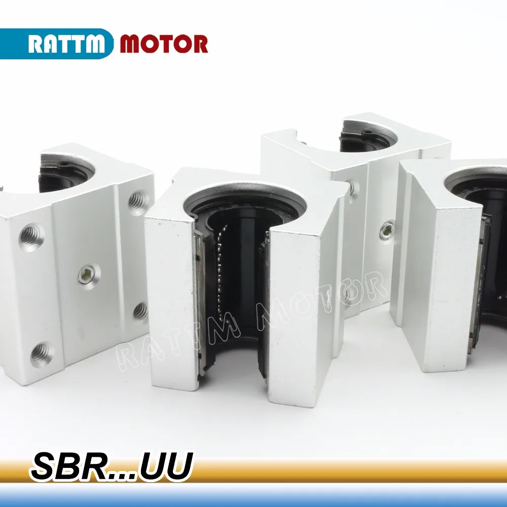 4 шт. SBR12/13/16/20/25UU SBR16 16 мм линейный Шарикоподшипниковый блок фрезерный станок с ЧПУ