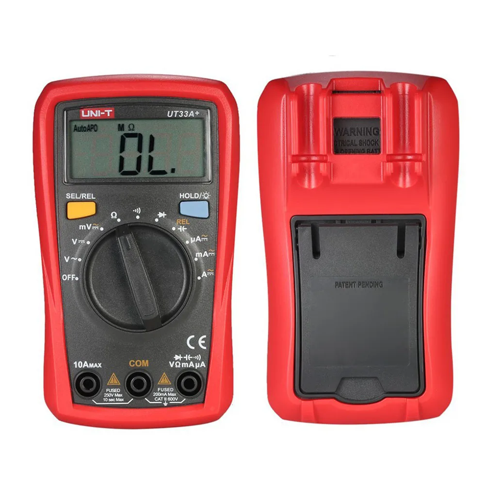 UNI-T UT33A UT33B UT33C UT33D Digital Multitester Auto Range Multimeter DC/ AC Ammeter Resistance
UNI-T UT33A UT33B UT33C UT33D Digital Multitester Auto Range Multimeter DC/ AC Ammeter Resistance