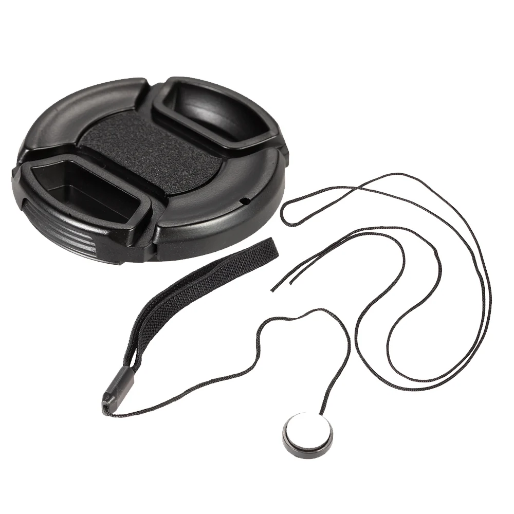 40.5/49/52/55/58/67/77mm Center Pinch Snap-on Lens Cap Cover Keeper Holder for Canon Nikon Sony Olympus DSLR Camera Camcorder
40.5/49/52/55/58/67/77mm Center Pinch Snap-on Lens Cap Cover Keeper Holder for Canon Nikon Sony Olympus DSLR Camera Camcorder