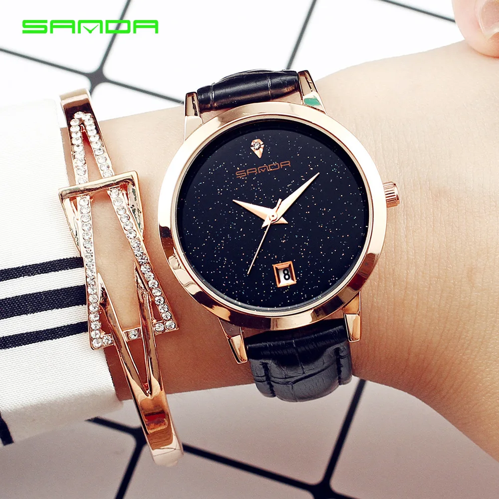 Starry Sky Womens Watches Top Brand SANDA Fashion Ladies Watch Women Leather Wrist Watches Casual Woman Female Clock reloj mujer
Starry Sky Womens Watches Top Brand SANDA Fashion Ladies Watch Women Leather Wrist Watches Casual Woman Female Clock reloj mujer