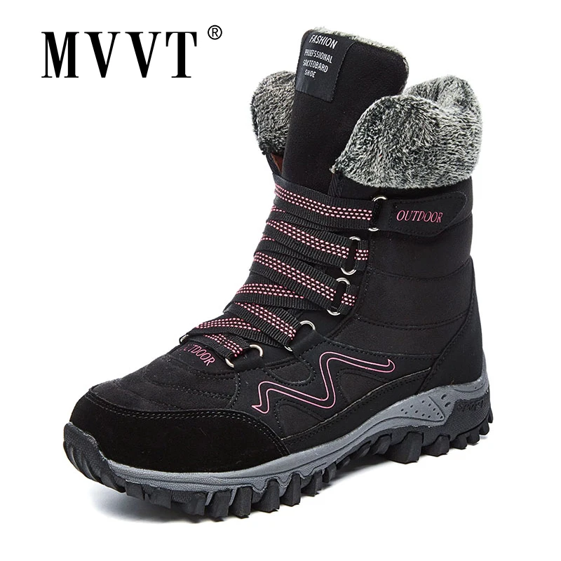 Winter Women Hiking Boots With Fur Super Warm Outdoor Snow Shoes Women Wearable Non-slip Women Sneakers
Winter Women Hiking Boots With Fur Super Warm Outdoor Snow Shoes Women Wearable Non-slip Women Sneakers
