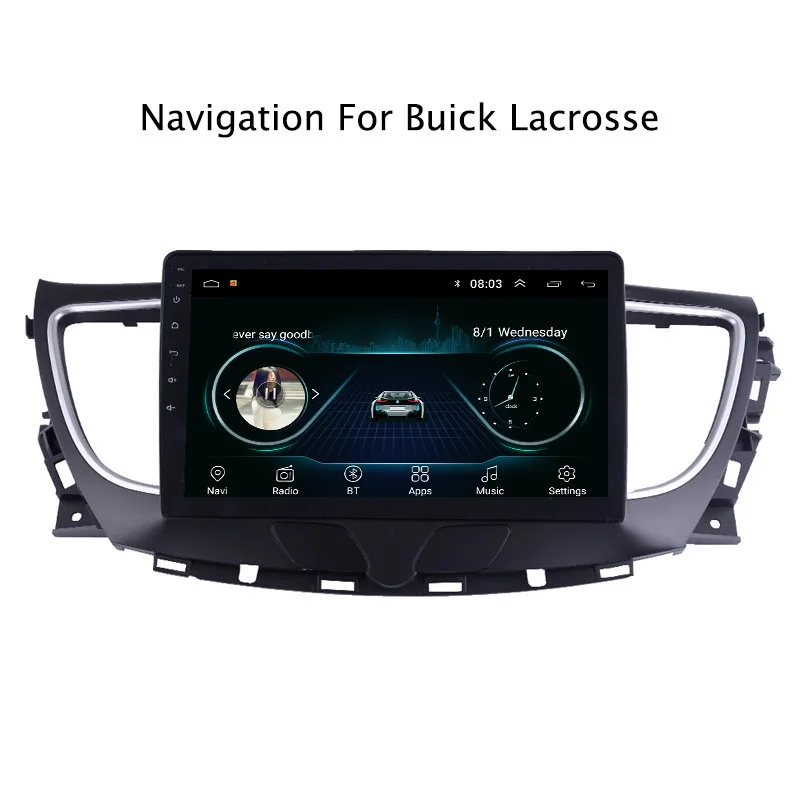 10 1 "2.5D IPS Android 8 автомобильный DVD GPS плеер для Buick LaCrosse Радио стерео головное
