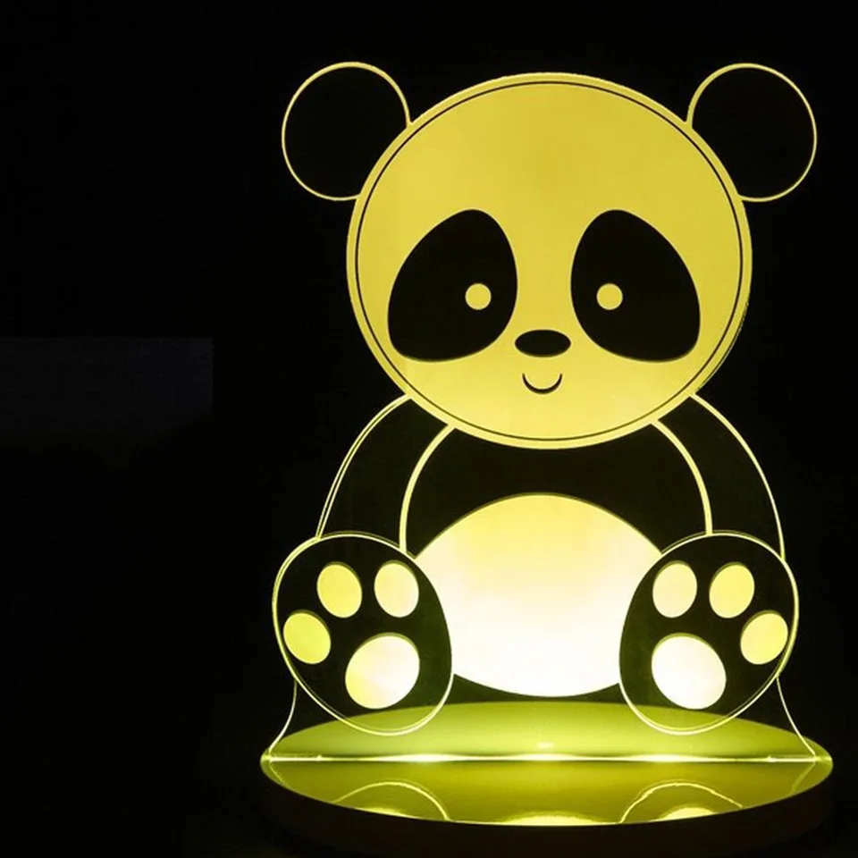 3D Led Home Decor Touch Button Panda Shape Usb Night Lights Cartoon Cute Animal Desk Lamp 7 Color Change Lighting Fixtures Gifts
3D Led Home Decor Touch Button Panda Shape Usb Night Lights Cartoon Cute Animal Desk Lamp 7 Color Change Lighting Fixtures Gifts