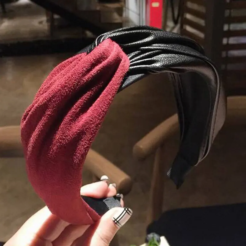 High Quality Leather Flannel Hair Accessories Hair Band Hair Bows Flower Crown Headbands For Women
High Quality Leather Flannel Hair Accessories Hair Band Hair Bows Flower Crown Headbands For Women